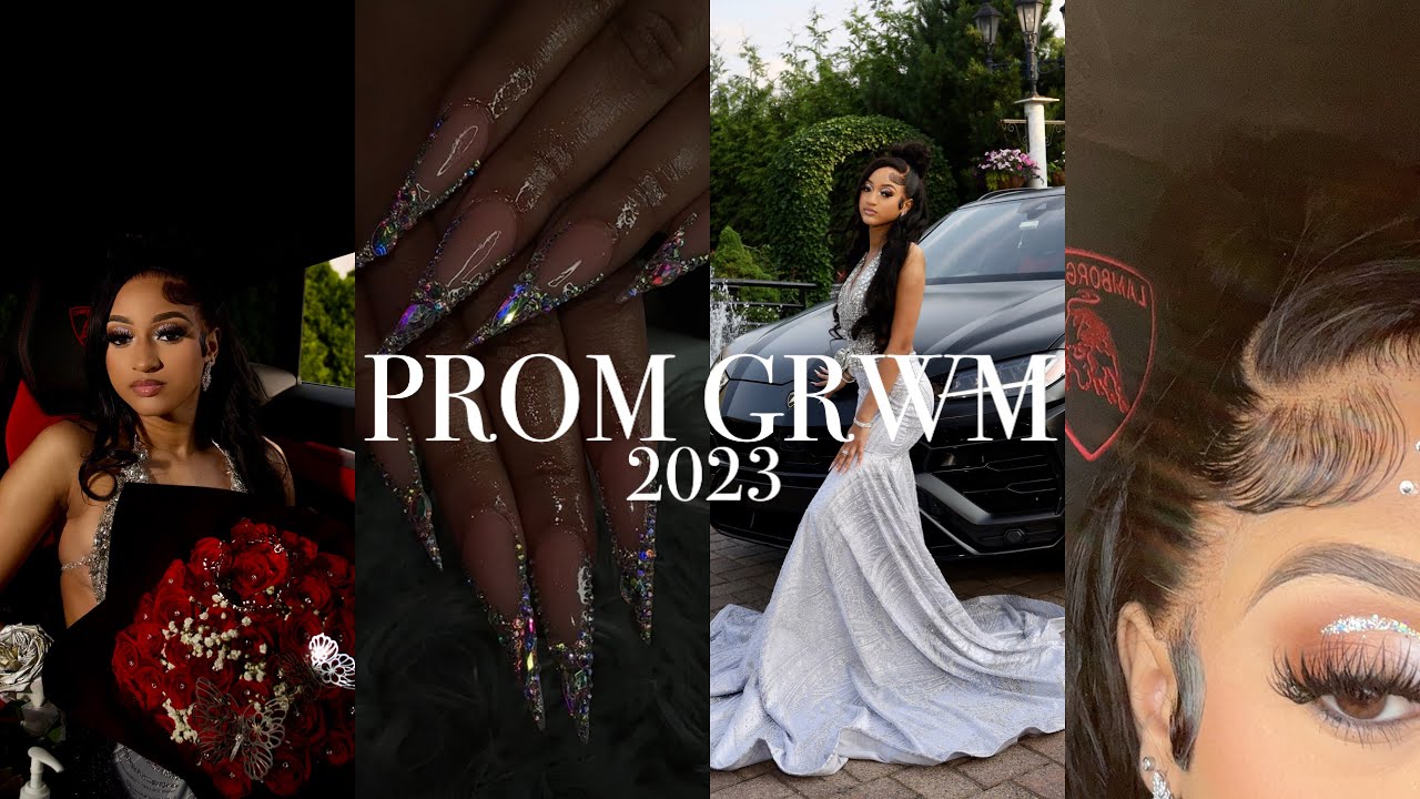 PROM 2023 GRWM + SEND OFF VLOG! Hair, Nails, Lashes, Brazilian Wax, Makeup & More Ft: Ossilee Hair