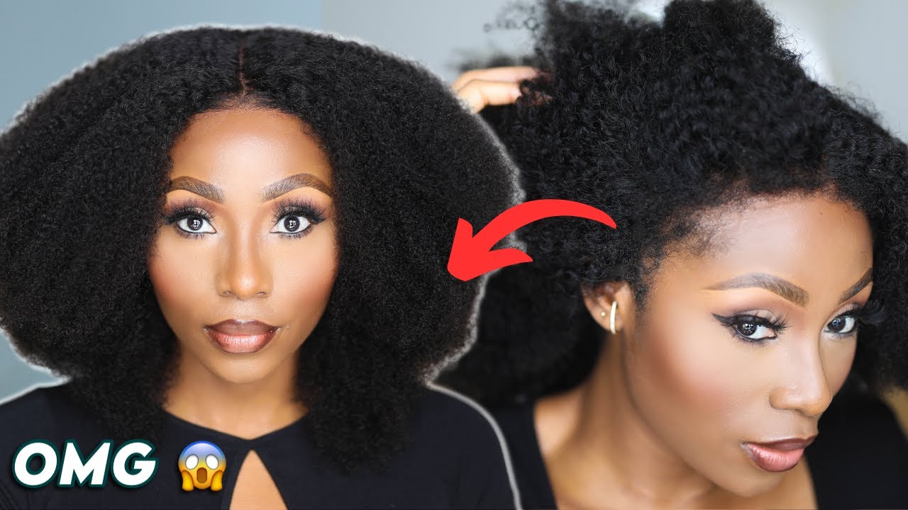 YOU CANNOT TELL THAT THIS IS A WIG 😱 4C EDGES??? THIS IS MY HAIR, IDC! HERGIVENHAIR WIG REVIEW