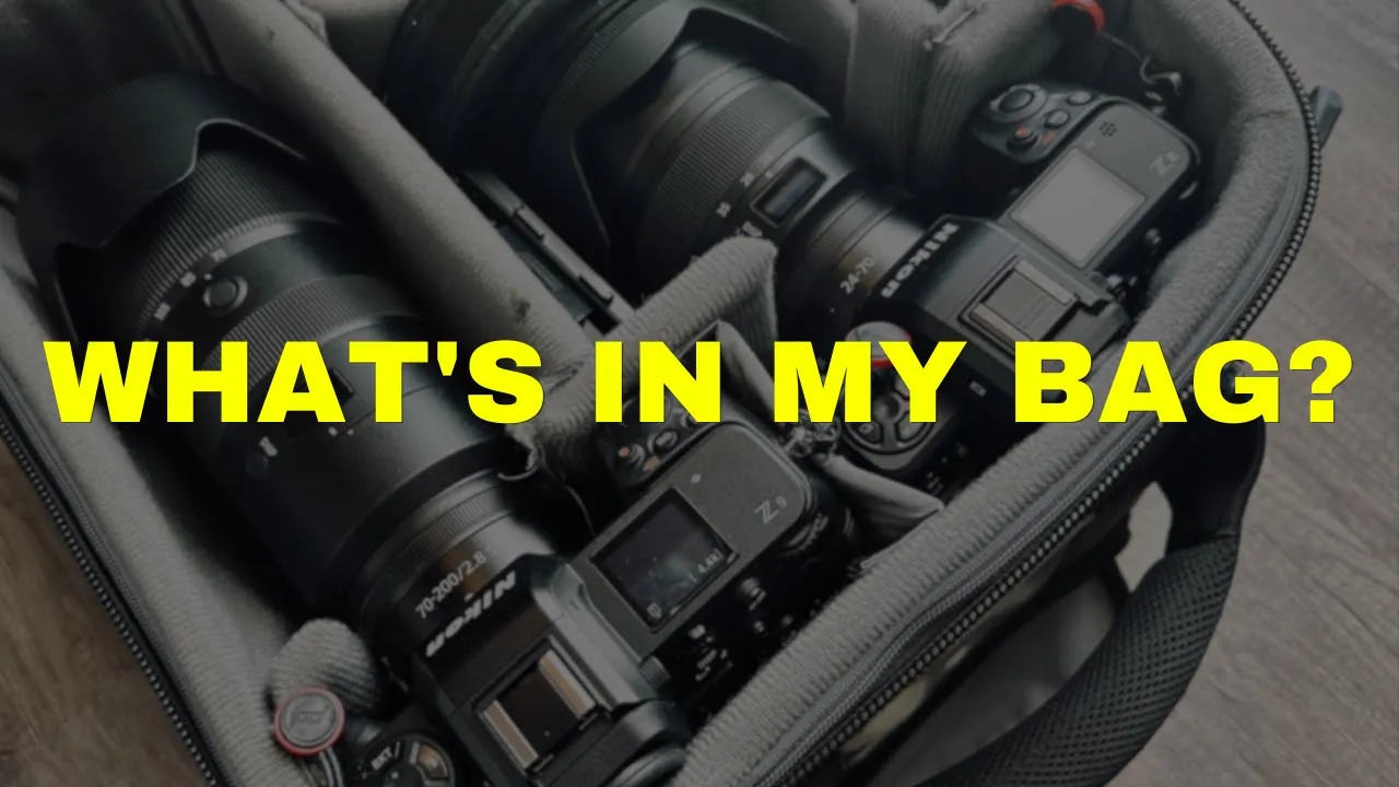 What's In My Bag For Runway Photography | Nikon Z9 + Nikon Z8 #fashionphotography #nikon #camera