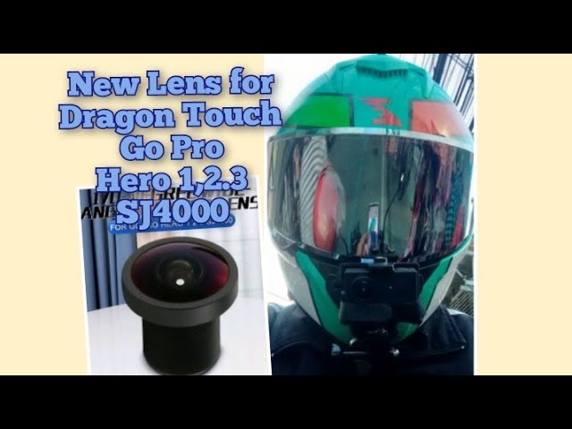 Installation of New Lens at Action Camera,Dragon Touch Vision 4, SJ4000, GoPro Hero 1,2,3.