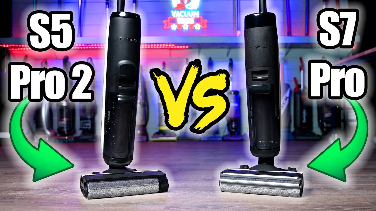 Tineco Floor ONE S5 Pro 2 vs S7 Pro - Wet Dry Vacuum / Mop Combo - Hard Floor Cleaner Battle!