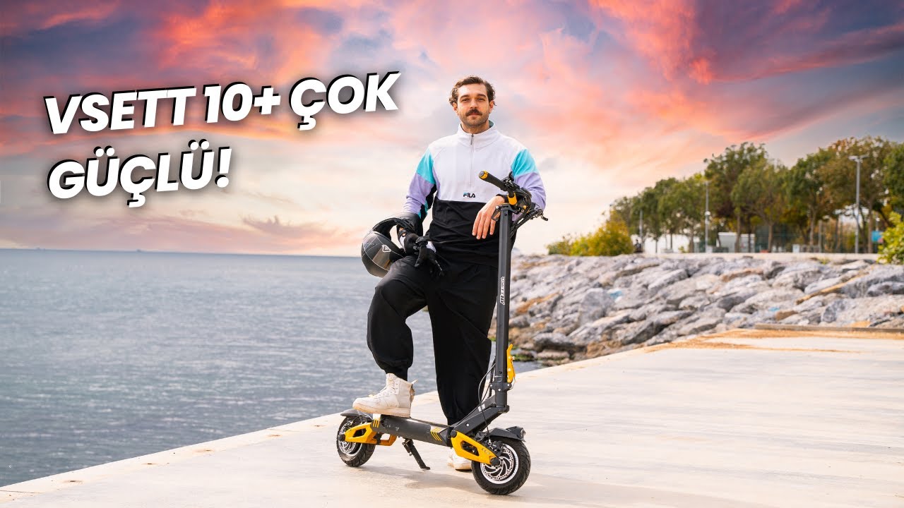 Furkan Andıç Ve VSETT 10+ Elektrikli Scooter Deneyimleri! | E Scooter Turkey