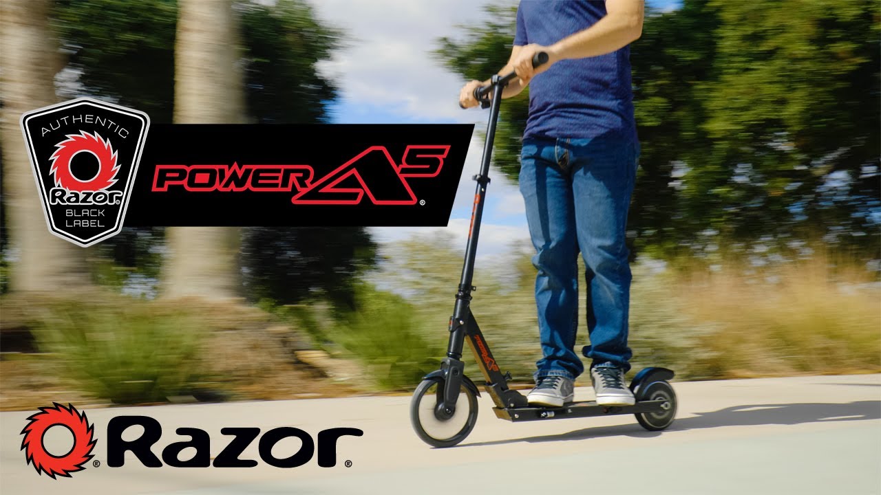 Razor Power A5, Black Label, Scooter/Patín Eléctrico, 8+, 80 kg Con Características en Español