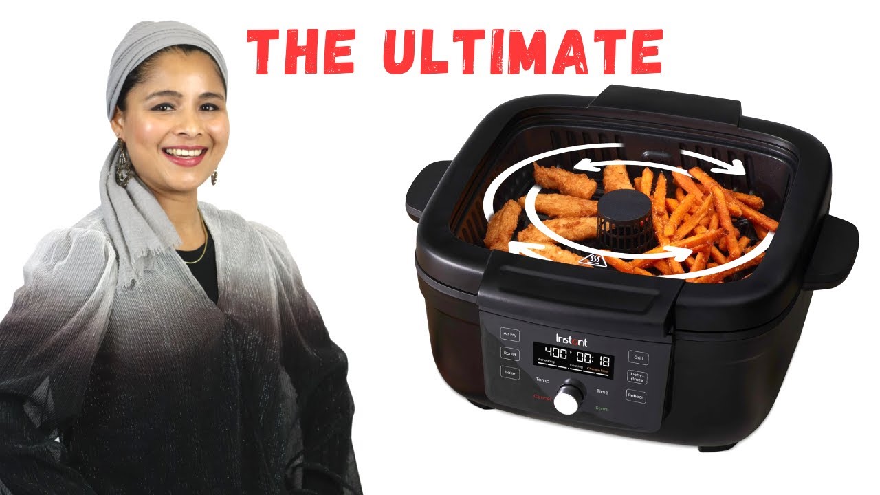 Instant Indoor Grill and Air Fryer- Complete Review & Cooking, 6-in-1 Kitchen Appliance, The BEST!