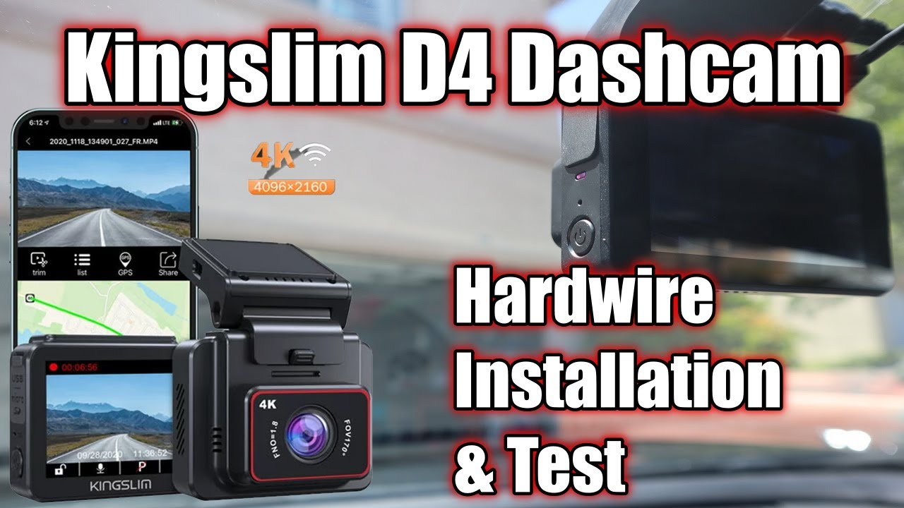 Upgrade Your Car with Kingslim D4 Dash Cam | Watch the Road in 4k