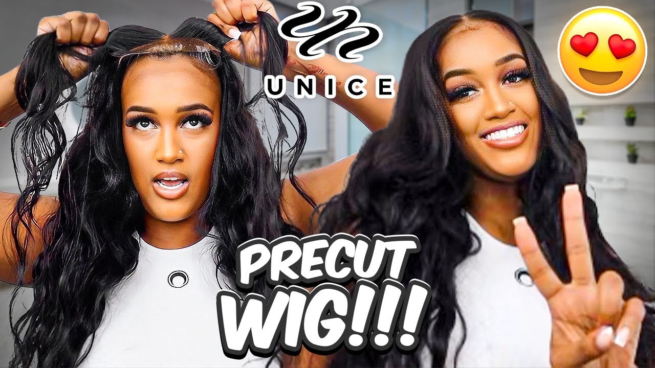 NO MORE CUTTING Lace! Pre-cut Lace and Glueless Wear & Go|Easy Beginner Wig Ft UNice Hair