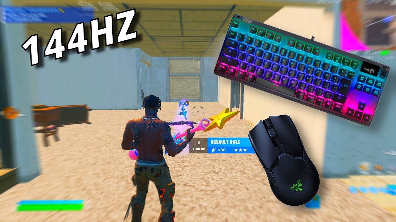 Steelseries Apex Pro TKL ASMR Chill😴Satisfying Fortnite Omnipoint Switch🤩| 144 FPS Smooth 4K| Ryzu 🏆