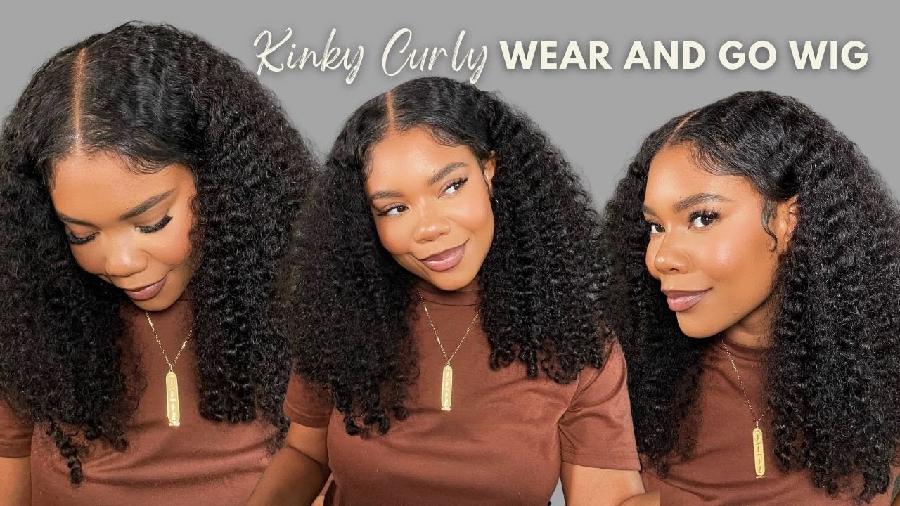 Closure with Leave out?! Wear & Go Kinky Curly Glueless HD Lace Closure Ft ISEE Hair
