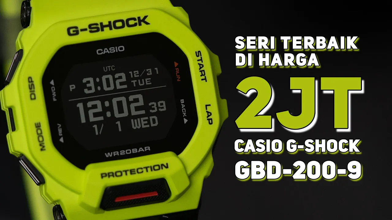 Unboxing dan Cara setting Casio G-shock GBD-200 / GBD-200-1 / GBD-200-9 (indonesia)