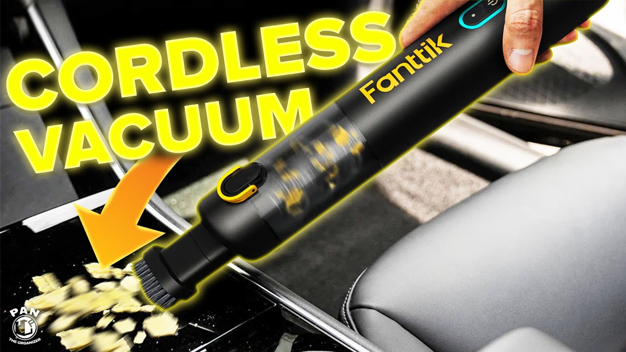 Cordless handheld vacuum for car detailing | Fanttik V8 Mate