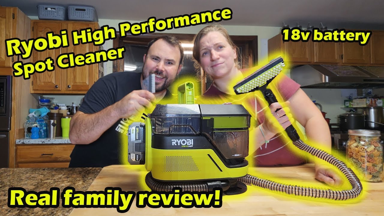Ryobi 18v HP Spot Cleaner #realreview #lifehacks #diy #homedepot #cleaning #cleaningmotivation