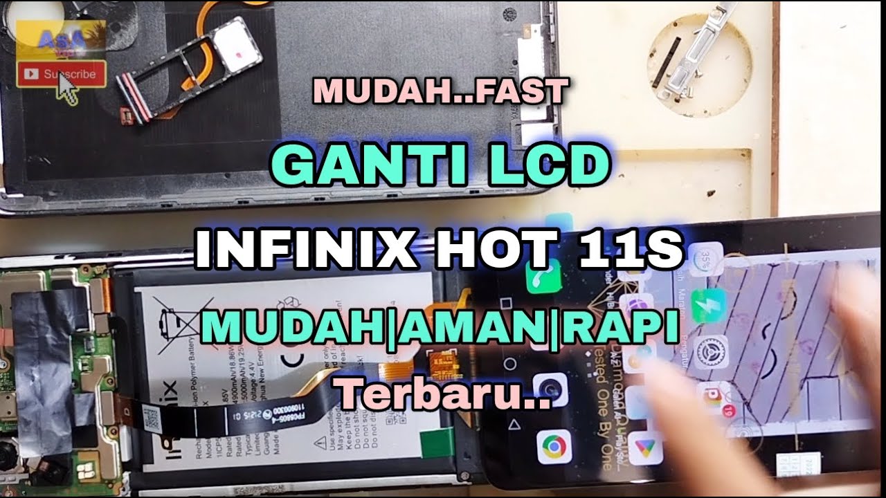 CARA GANTI LCD INFINIX HOT 11S DENGAN BAIK DAN BENAR || INFINIX HOT 11S REPLACEMENT LCD