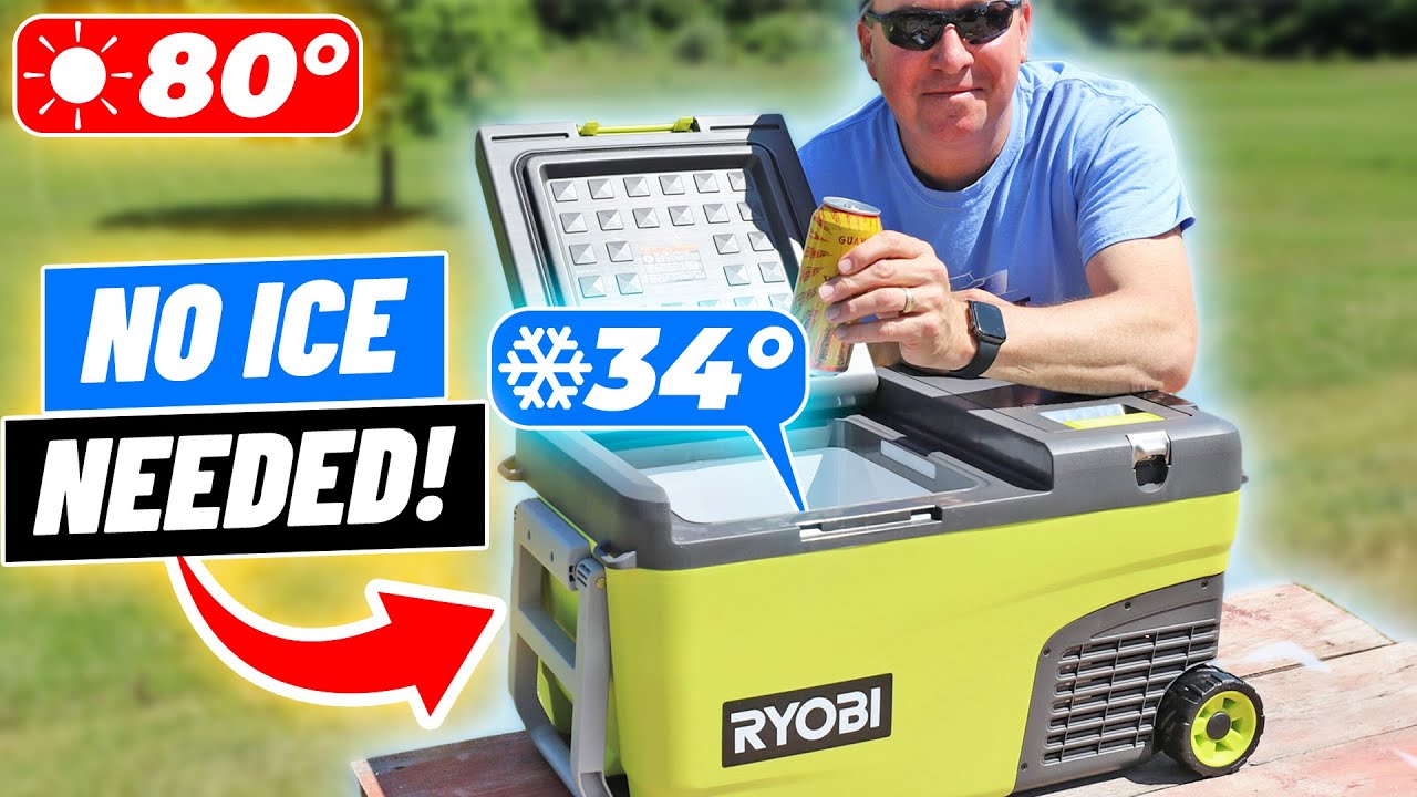 See the NEW Ryobi 18V ONE+ Hybrid Iceless Cooler: Watch Before Buying