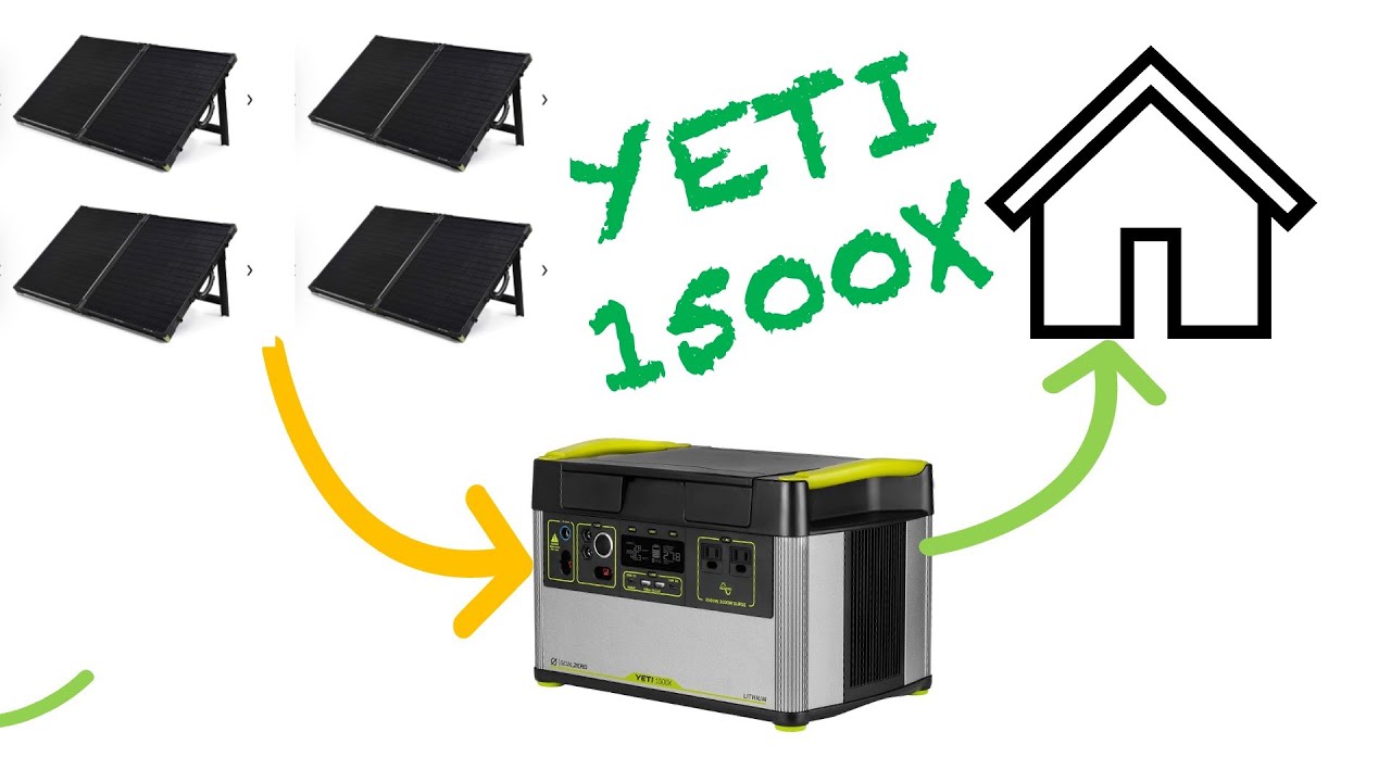 Goal Zero Yeti 1500X Power Station – The Best Solar Power Generator Money Can Buy!!