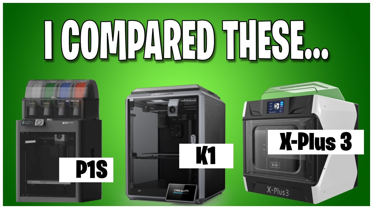 Bambu P1S vs Creality K1 vs QIDI X-Plus 3 - Which CoreXY 3D Printer Is The Best?