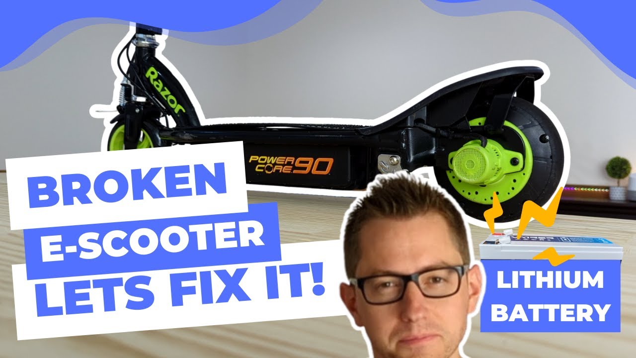 Electric Scooter Broken? Easy Fix - Razor Power Core E90 Refurb