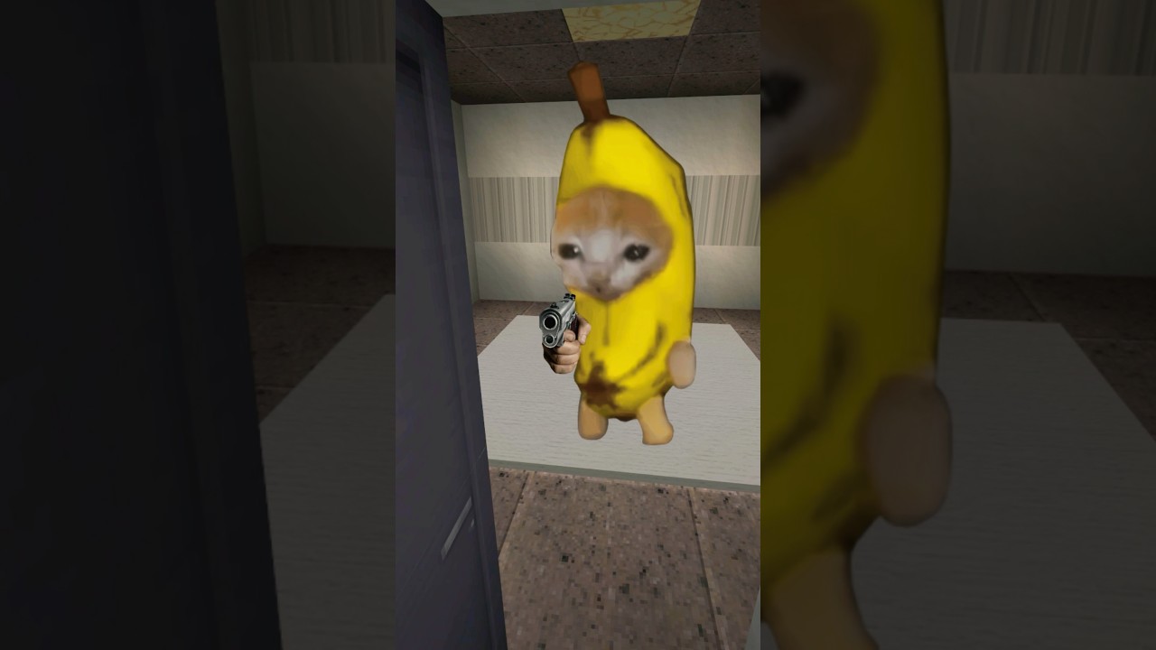 Banana Cat Treats Bananas ! #shorts #minecraft