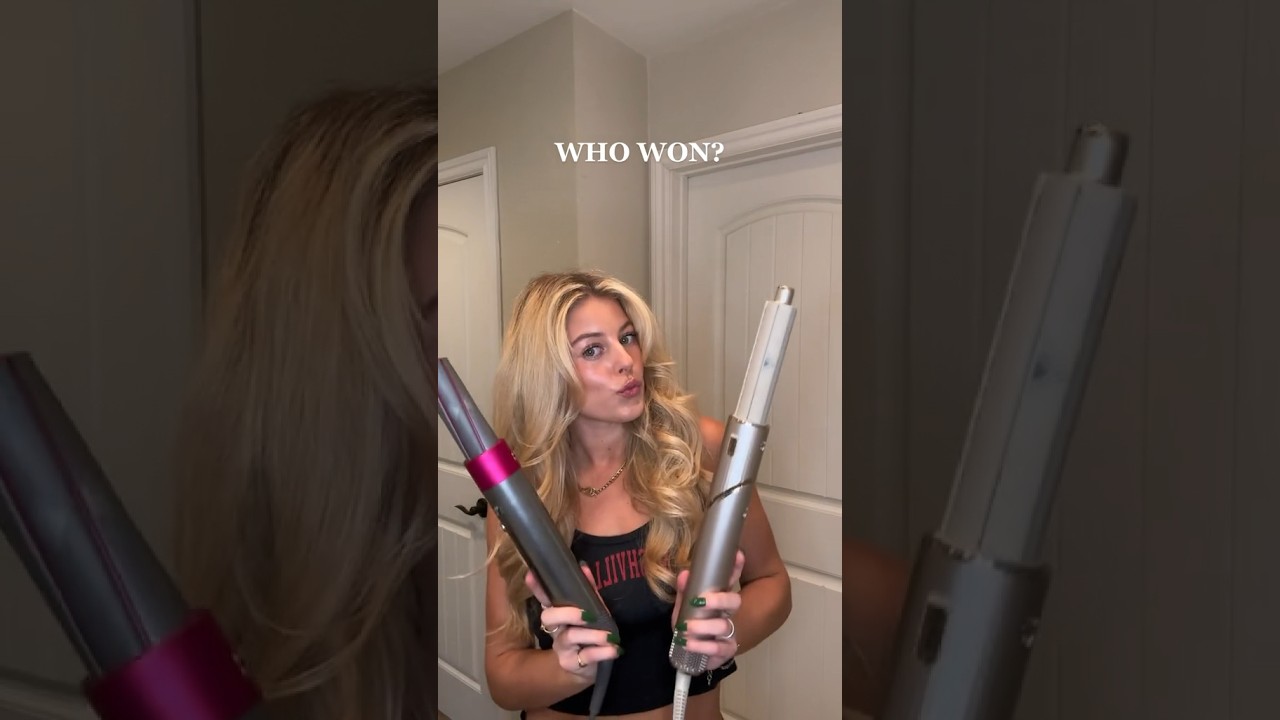 which tool do you think won?? #sharkflexstyle #dysonairwrap #hairtutorial #hairstyle #blowout