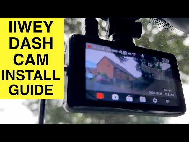 IIWEY Dash Cam Installation in Car