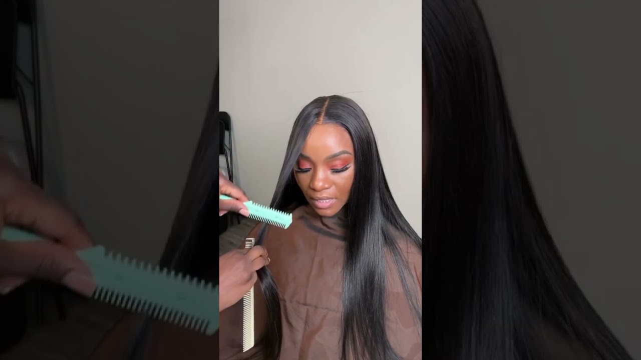 Put it on & off anytime anywhere you want!👏No baby hair hairstyle😍🔥 #noglue #wiginstall #recoolhair