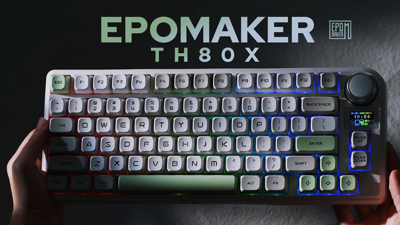 Newly released EPOMAKER TH80-X: How to adjust different functions with 1 knob