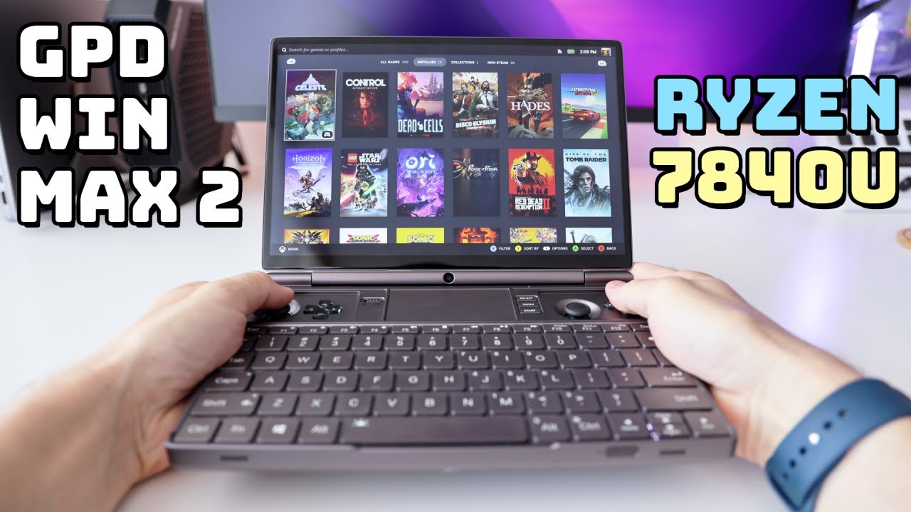 GPD Win Max 2 (7840U) Review: Handheld/Laptop Hybrid!