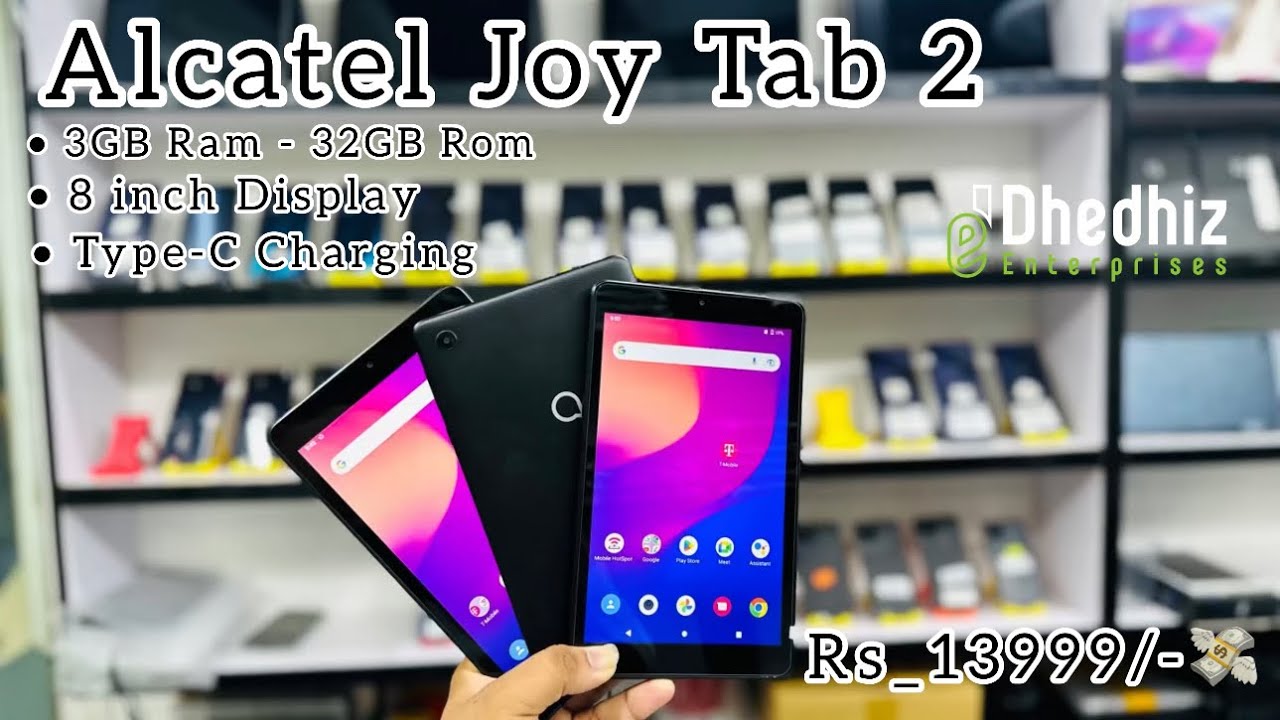 Kids Tablet Low Budget American Tablet Alcatel Joy Tab 2 3GB Ram 32GB Rom 8 Inch PuBG Supported