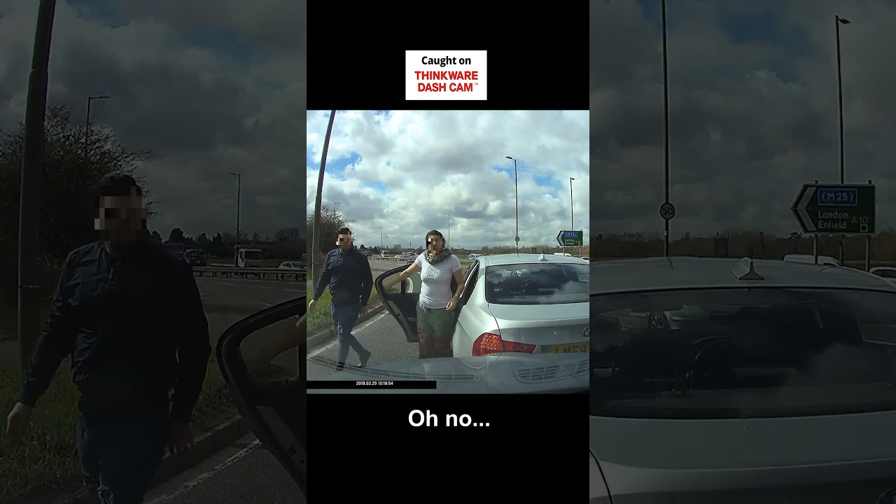 Whoops, a gentle tap from behind! 🚗💥 | Caught on Thinkware Dash Cam