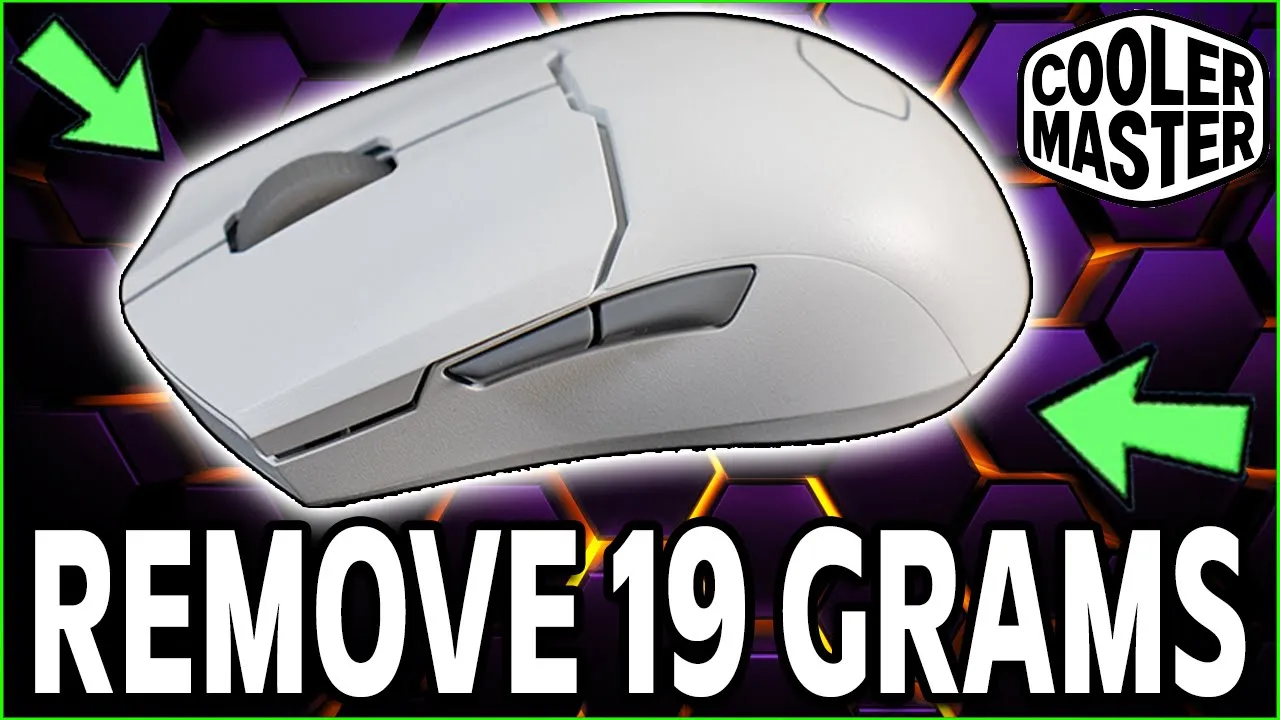 INSANE 19g Weight Drop! Cooler Master MM712 Mouse Transformation!